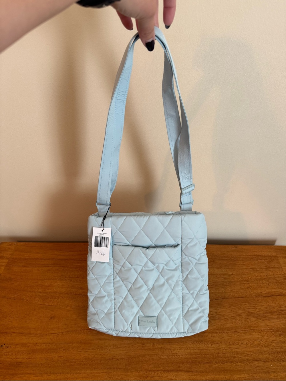 Vera Bradley Light Blue Quilted Shoulder Bag